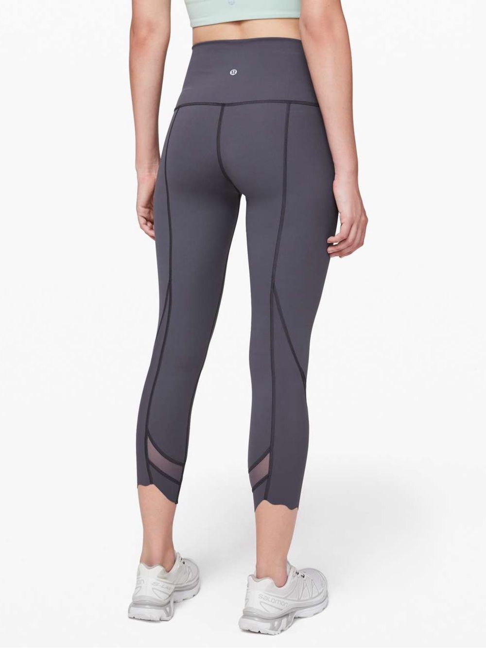 Lululemon • Wunder Under Crop II Roll Down Scallop Luxtreme Leggings - Picture 2 of 14